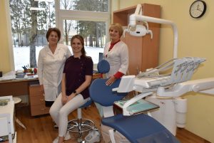 Plungės ligoninės Odontologijos ir ortopedijos skyriaus darbuotojos džiaugiasi pacientams galėdamos pasiūlyti šiuolaikiškas paslaugas ir sąlygas