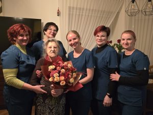 Pacientė ir Ambulatorinė slauga namuose komanda