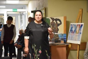 Parodą pristatė asociacijos „Onkologinės ligos draugas“ vadovė Vida Gasauskienė