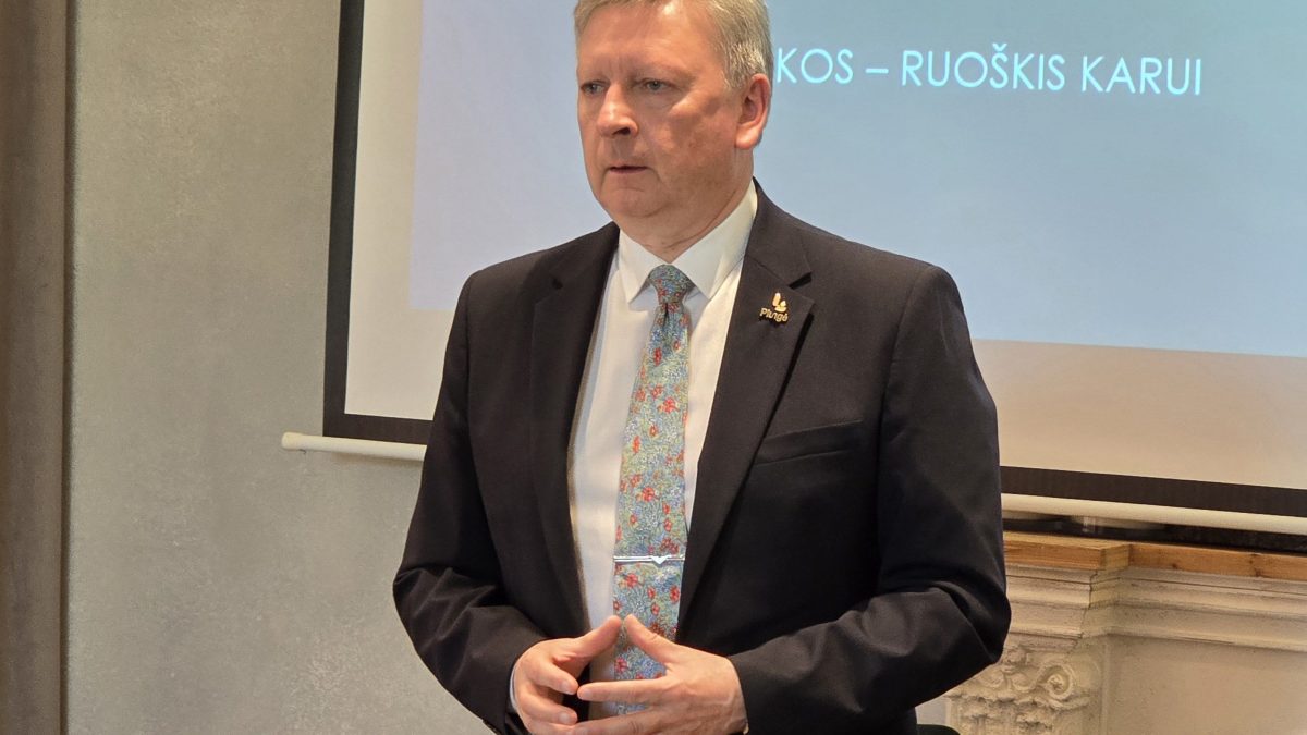 Konferenciją moderavo Plungės rajono savivaldybės meras Audrius Klišonis